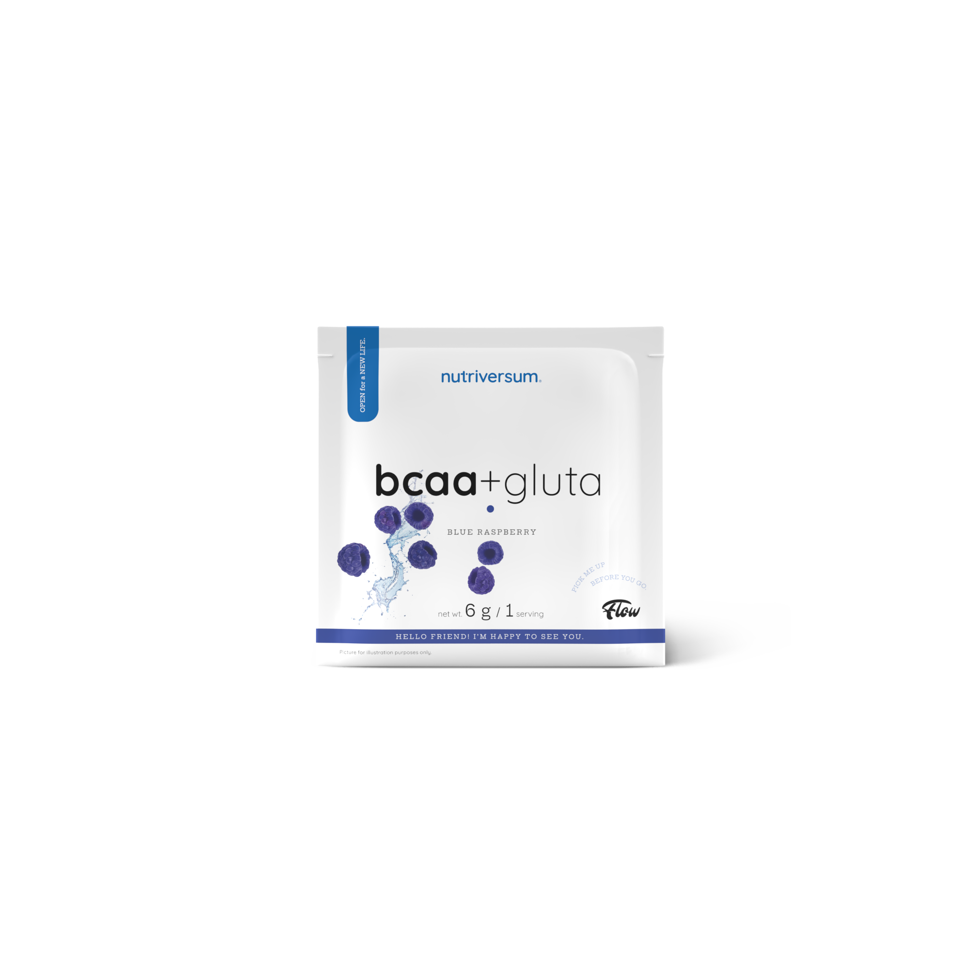 FLOW - BCAA+GLUTA - 6g - NEW Nutriversum