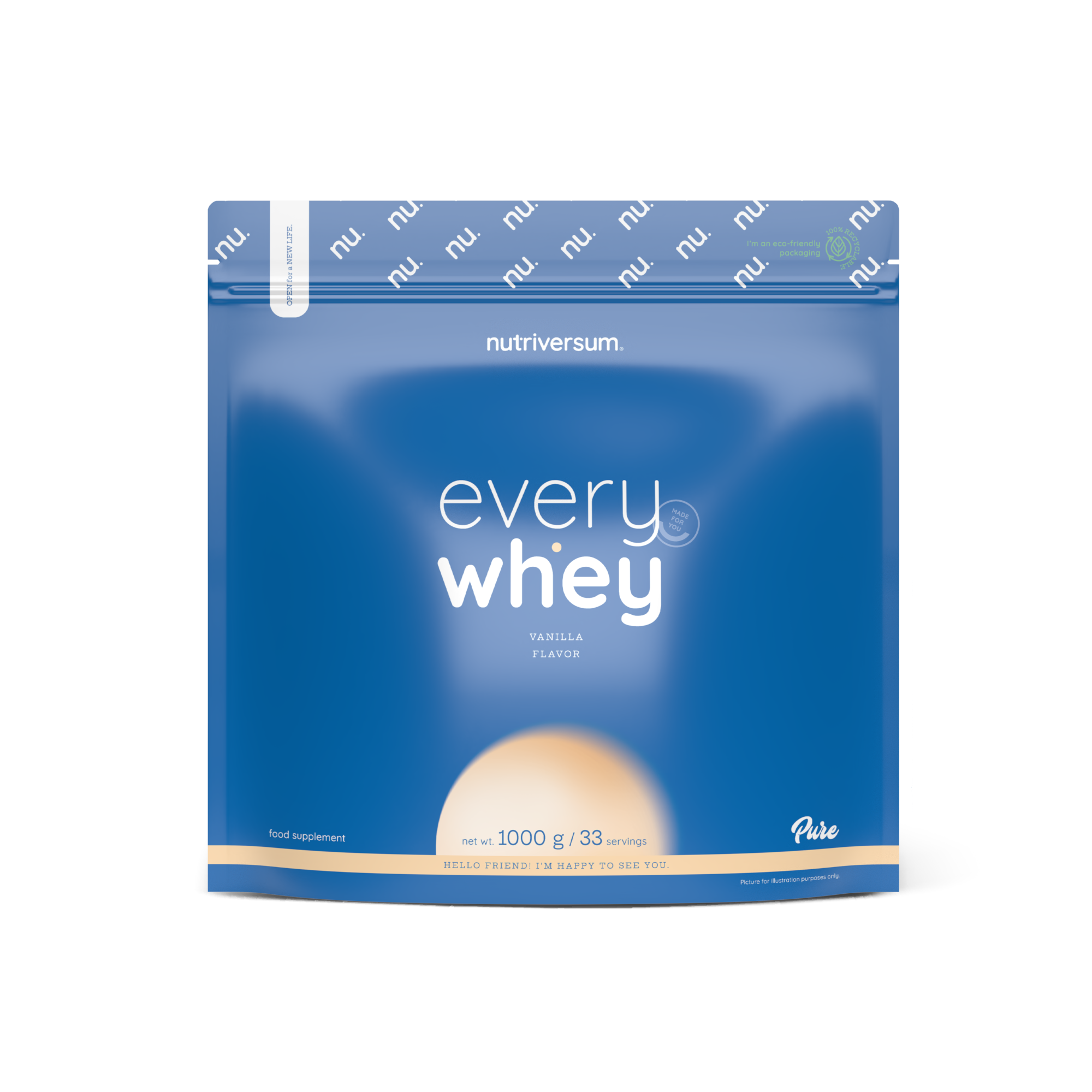 PURE - Every Whey - 1000g - NEW Nutriversum