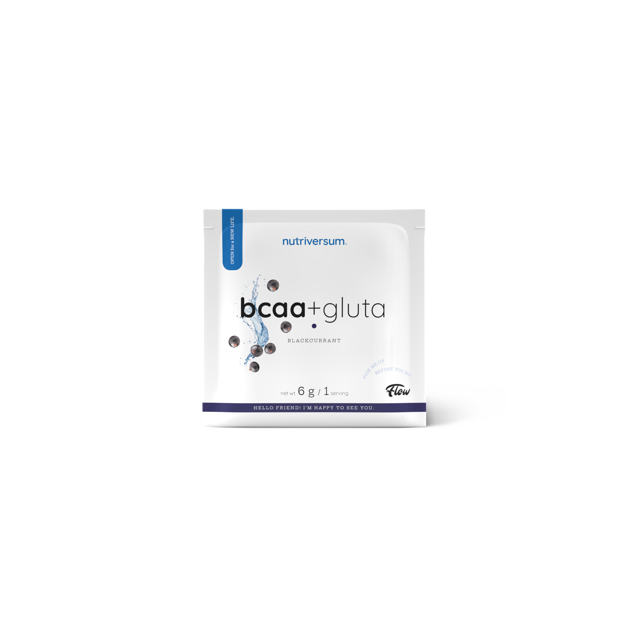 FLOW - BCAA+GLUTA - 6g - NEW Nutriversum