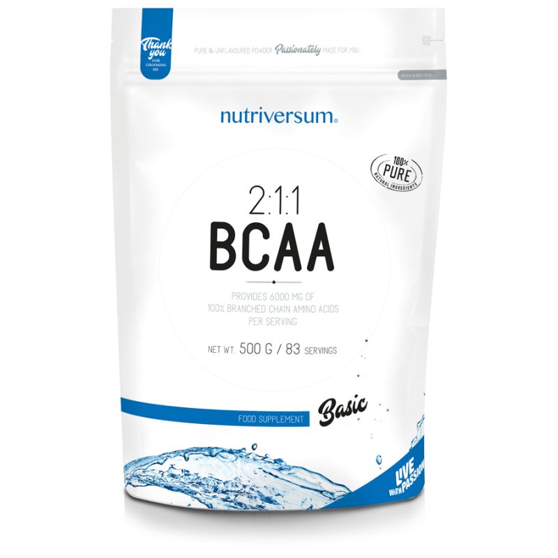 BASIC BCAA Powder NEW Nutriversum