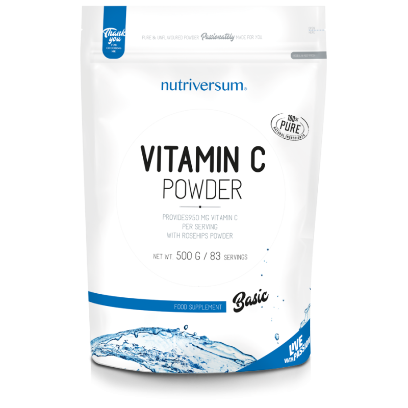 BASIC Vitamin C Powder NEW Nutriversum